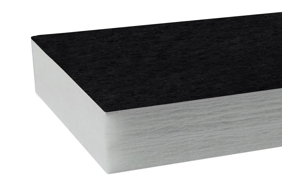 Autex Quietspace Acoustic Wall Panel with Vertiface - 2400H x 1200W x 104D - Soundproofing Foam Panels for Home Theater, Office & Recording Studio Noise Reduction