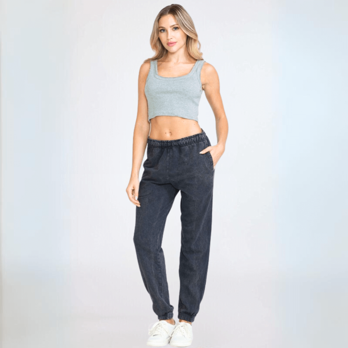 Premium All-Day Comfort French Terry Pocket Joggers for Men & Women - Made in USA - Perfect for Lounge, Yoga, Travel & Casual Wear