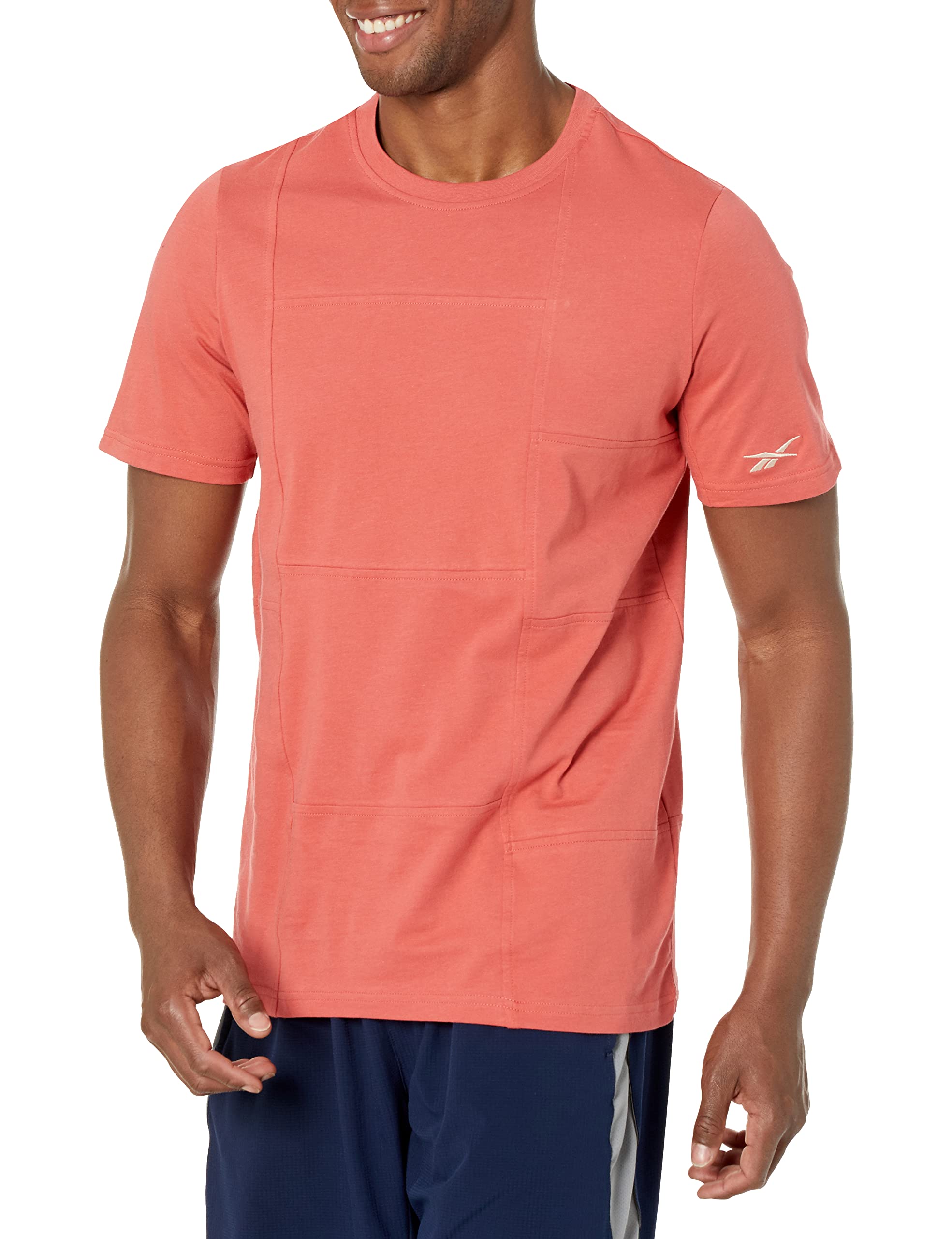 Reebok Men's Minimal Waste Eco-Friendly T-Shirt - Sustainable Cotton, Breathable & Comfortable for Workouts, Running & Casual Wear