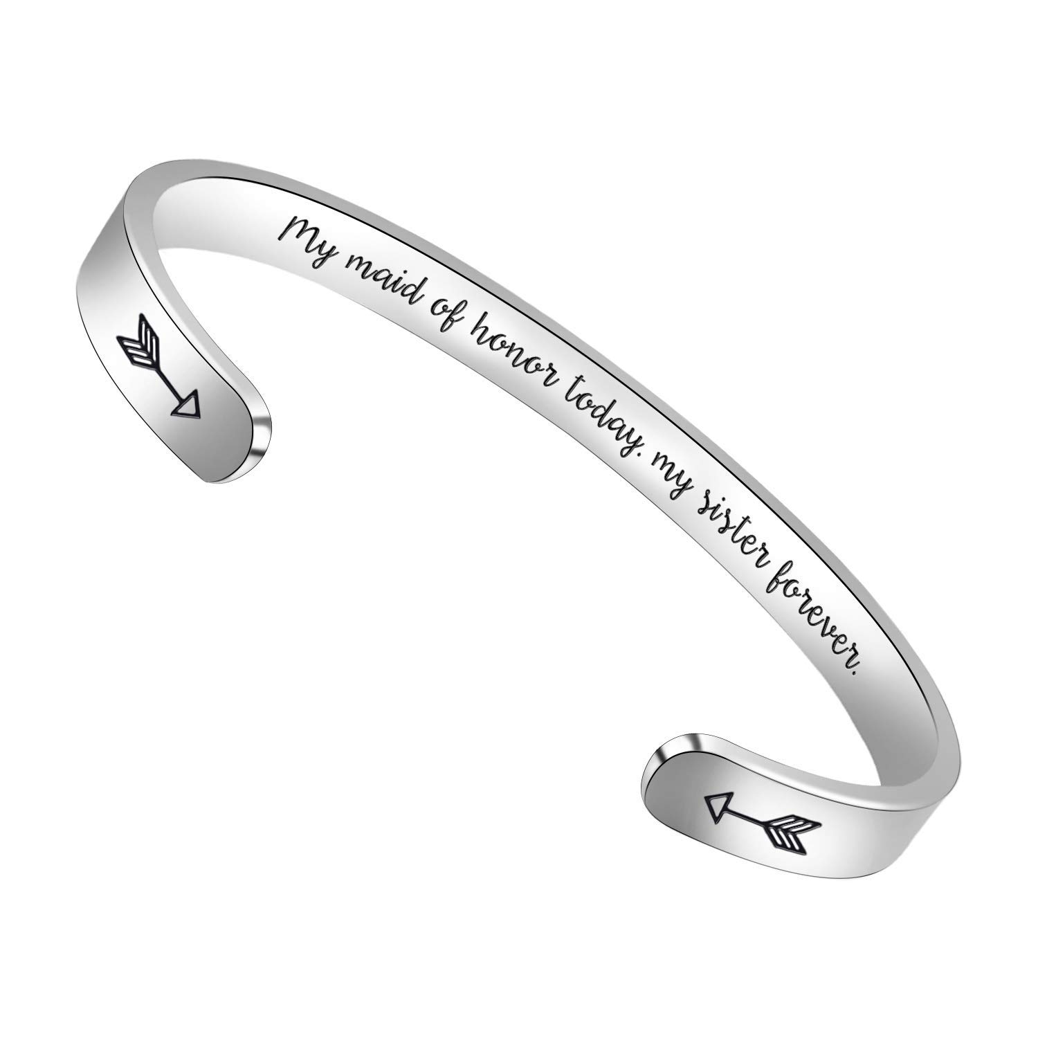 Inspirational Bracelet for Women - Personalized Birthday Gift with Mantra Quotes - Cuff Bangle Jewelry for Teen Girls, Mom, Friends | Perfect for Daily Motivation, Special Occasions & Thoughtful Gifts