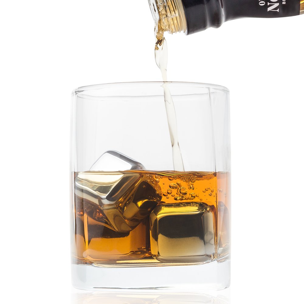 MIC06 Grey Cooling Cubes for Beverages - Perfect for Cocktails, Iced Coffee, and Chilling Drinks Without Dilution