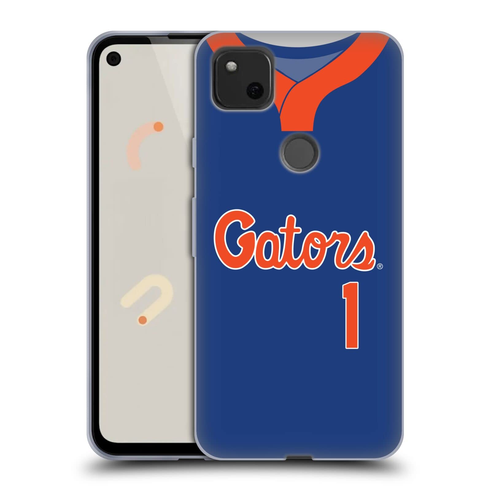 UF Softball Blue Gel Case for Google Pixel 4a | College Fan Accessory