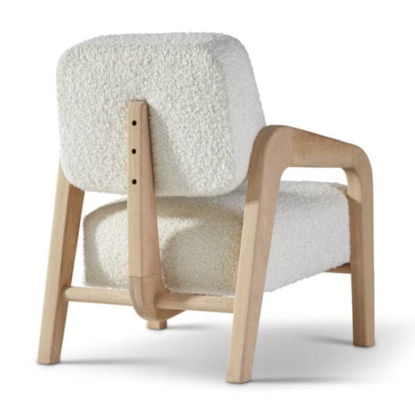 Handmade Calder Lounge Chair - Natural Wooden Mid-Century Modern Design for Living Room, Bedroom & Office - Comfortable & Stylish Home Decor
