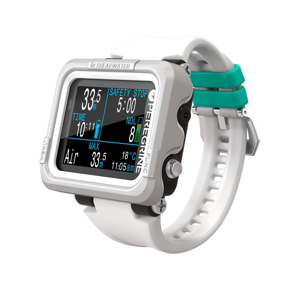 Shearwater Peregrine Adventure Edition Dive Computer - Lightweight & Reliable for Scuba Diving, Snorkeling & Freediving Adventures