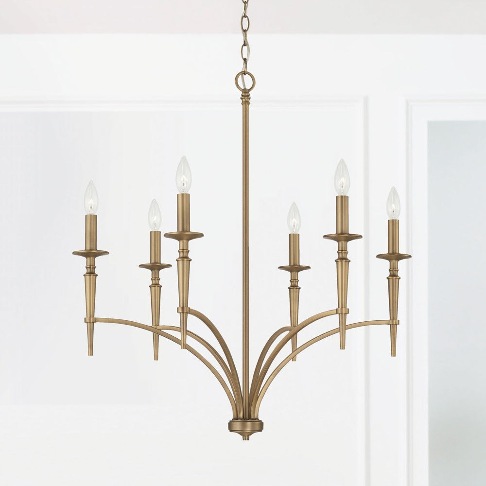 Erina Chandelier - Elegant Crystal Ceiling Light Fixture for Dining Room, Living Room & Bedroom | Modern Home Decor Lighting