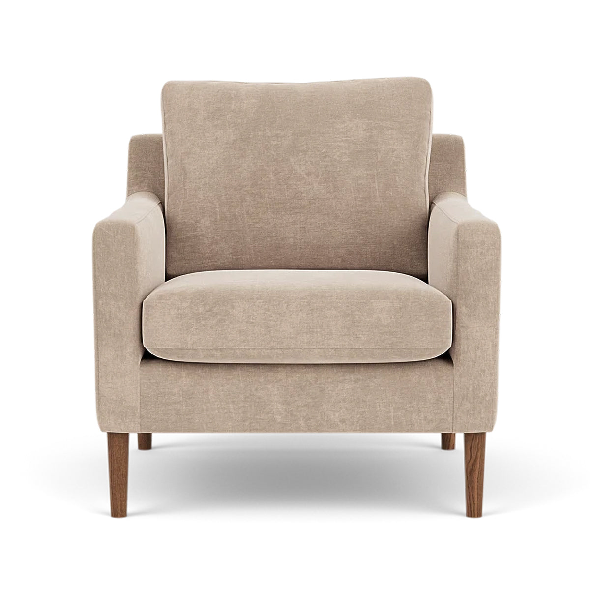 Astha Fabric Armchair - Modern Upholstered Accent Chair for Living Room, Bedroom & Office - Comfortable Lounge Chair with Soft Fabric & Sturdy Frame