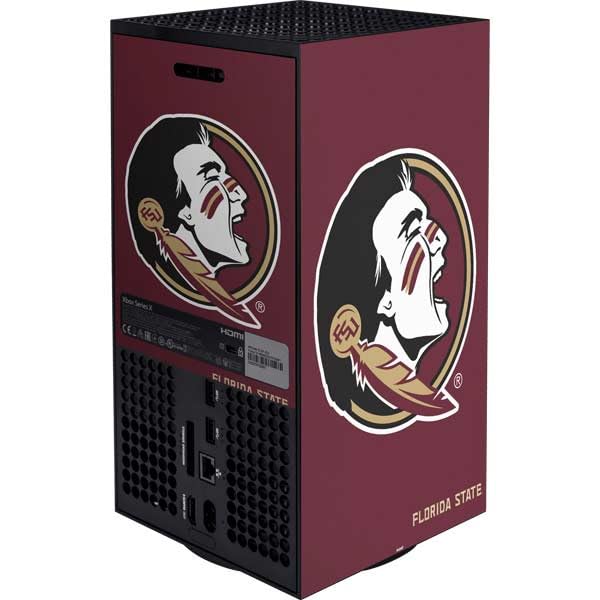 Officially Licensed Florida State FSU Seminoles Gaming Skin Decal for Xbox Series X Bundle - Custom Console Protection & Team Spirit for Gamers