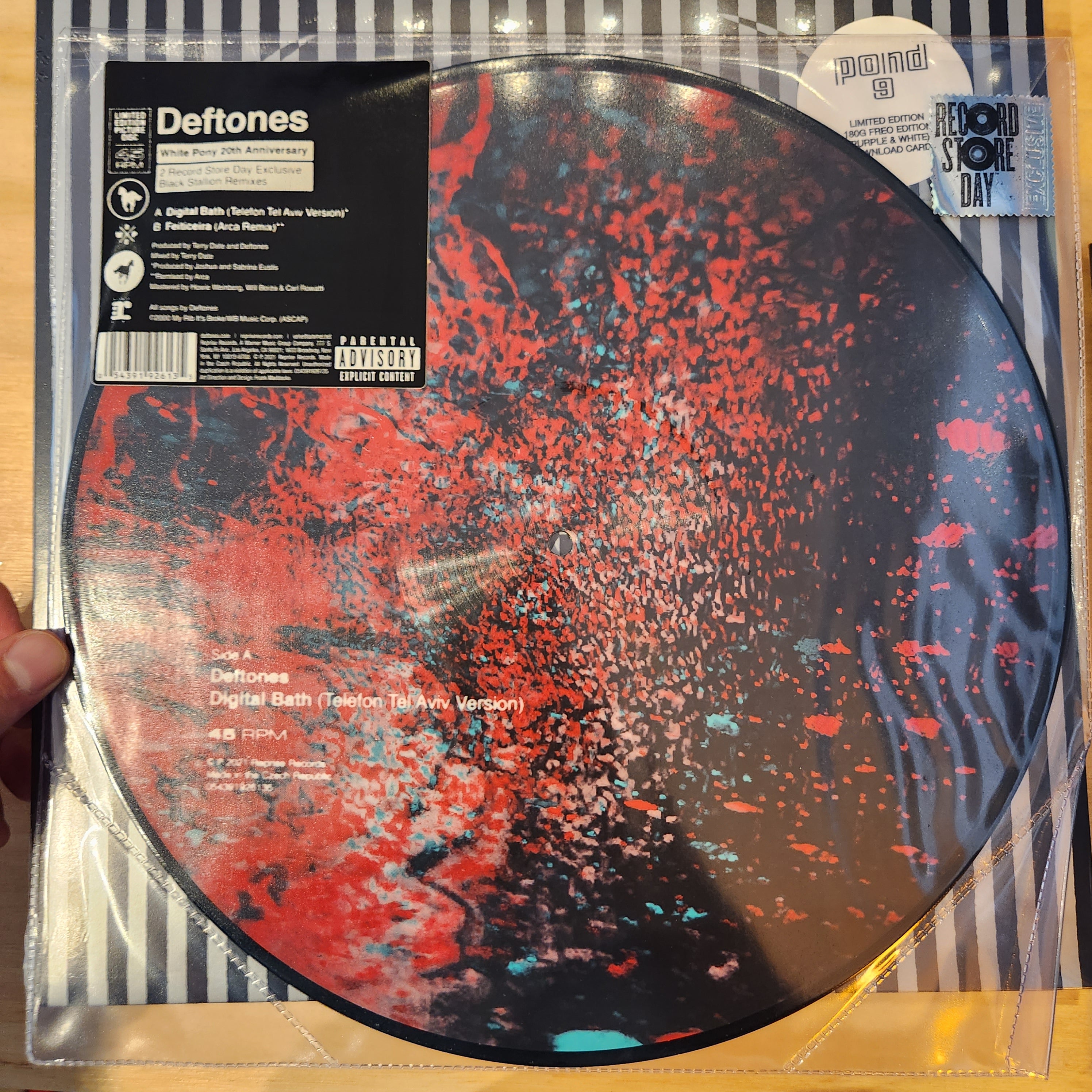 Deftones Digital Bath Limited Edition Picture Disc Vinyl LP - Perfect for Music Collectors & Vinyl Enthusiasts, Ideal for Home Listening & Gifts