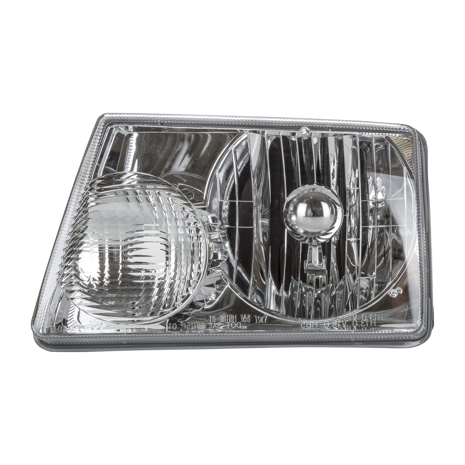 TYC 20-6014-00 Replacement Headlight Assembly - Compatible with Ford Ranger Driver Side | Left Headlamp for Improved Night Visibility & Safety Driving