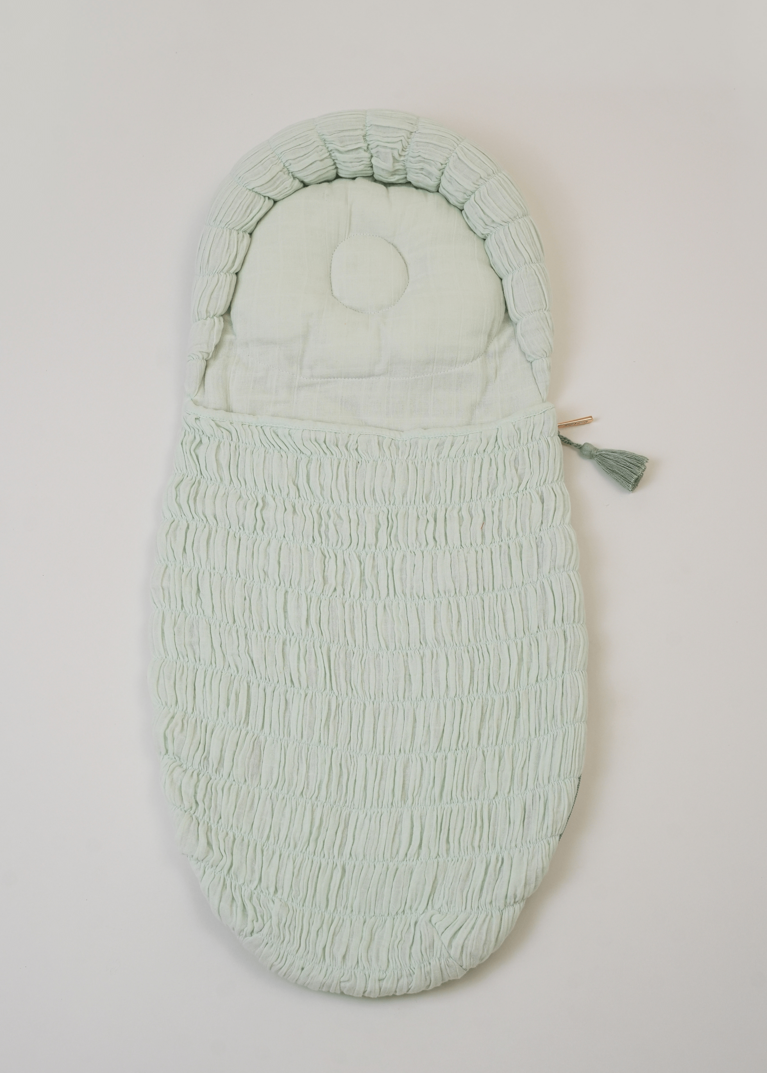 **Ultra-Lightweight Crescent Sleeping Bag - Mint Green for Camping, Hiking & Outdoor Adventures**
