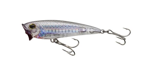 Yo-Zuri 3D Inshore Popper Fishing Lures - Topwater Saltwater Bass & Snook Lures for Inshore Fishing (Pack of 3)