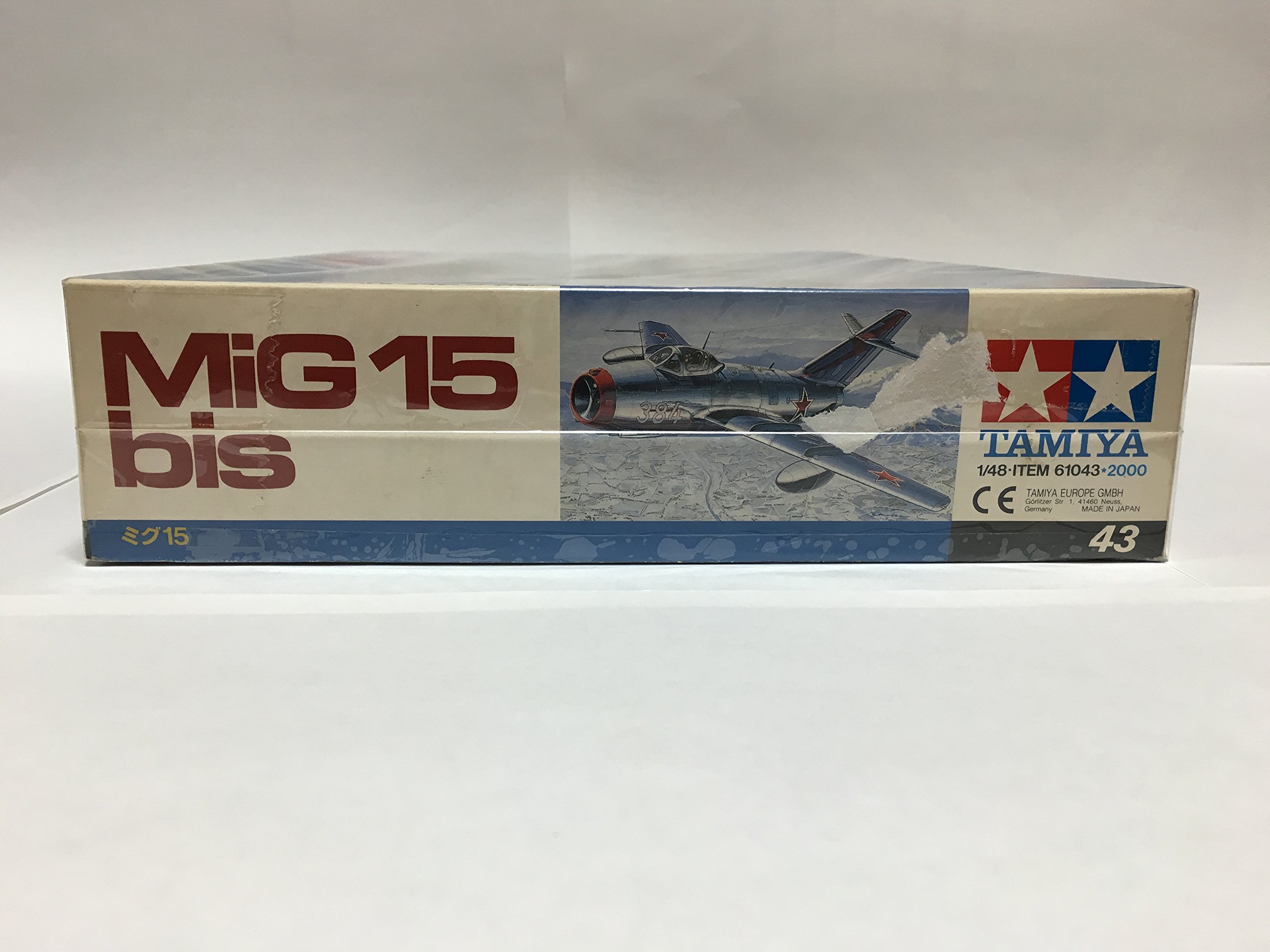 Tamiya MiG-15 bis 1/48 Scale Model Kit - Detailed Plastic Aircraft Model for Collectors & Hobbyists - Perfect for Display, Gifts & WWII Aviation Enthusiasts