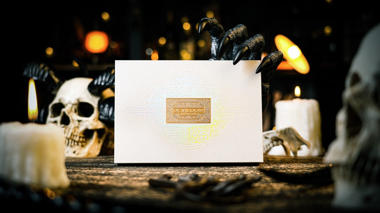 Devildom Playing Cards - Premium Quality Poker Cards for Magic Tricks, Cardistry & Game Nights | Perfect for Casino, Poker, Blackjack & Collectors