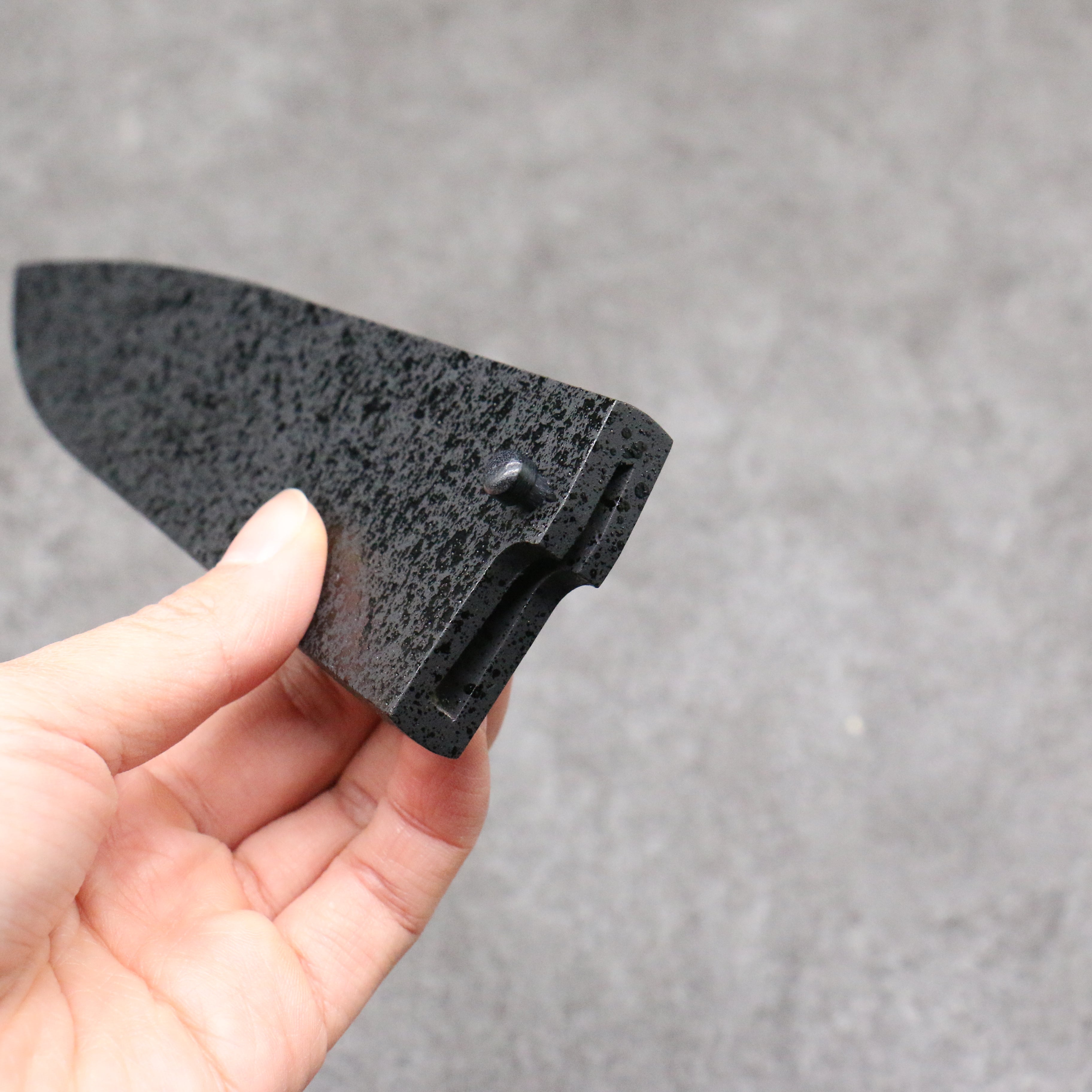 Premium Kuroshime Magnolia Sheath for 135mm Small Santoku Knife with Plywood Pin - Perfect for Kitchen Storage & Japanese Knife Protection