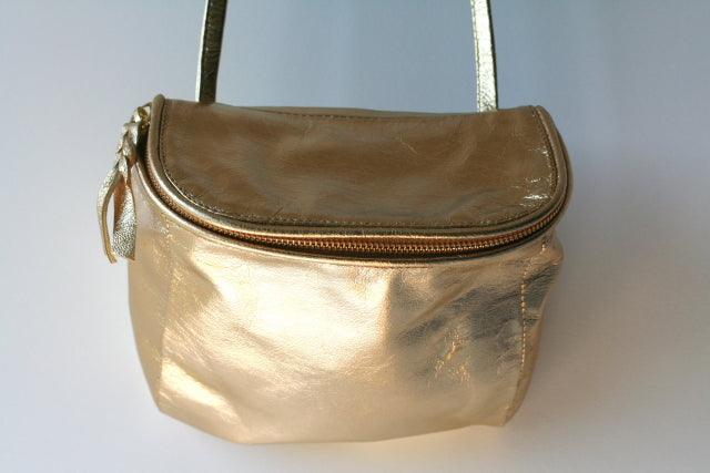 Professional Camera Bag for Photographers - Metallic Gold Waterproof DSLR Shoulder Bag - Perfect for Travel, Wedding & Outdoor Photography