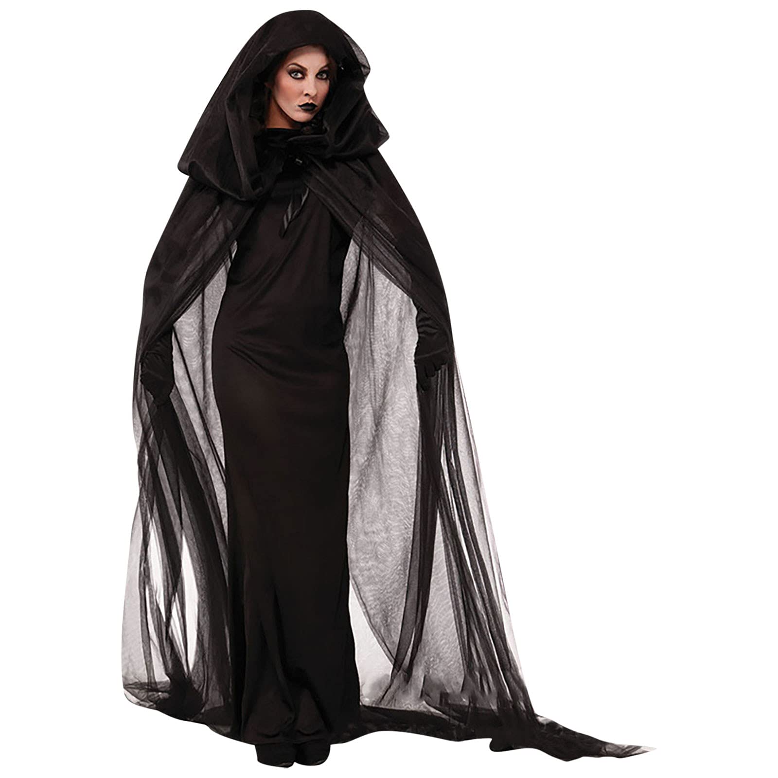 Sexy Halloween Costumes for Women - Ghost Bride, Witch & Vampire Gothic Cosplay Dress for Halloween Parties, Dark Gothic Outfit | Perfect for Halloween Parties, Cosplay Events & Themed Nights