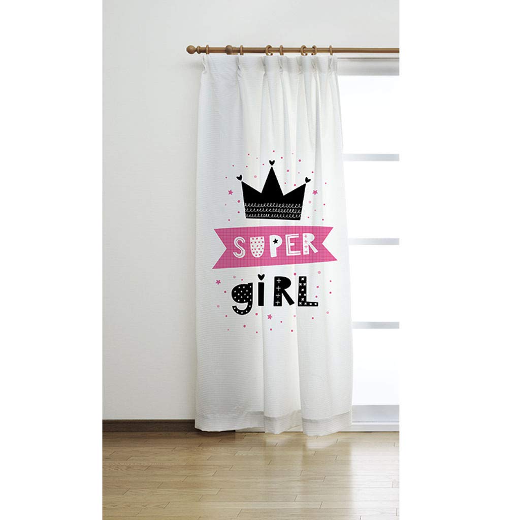BEIGOO Blackout Curtains for Kids Room - Opaque Room Darkening Soft Grommet Window Drapes, Princess Theme Nursery Curtain Panel (118x106 Inches) - Perfect for Baby Bedrooms, Daytime Naps & Light-Sensitive Sleepers