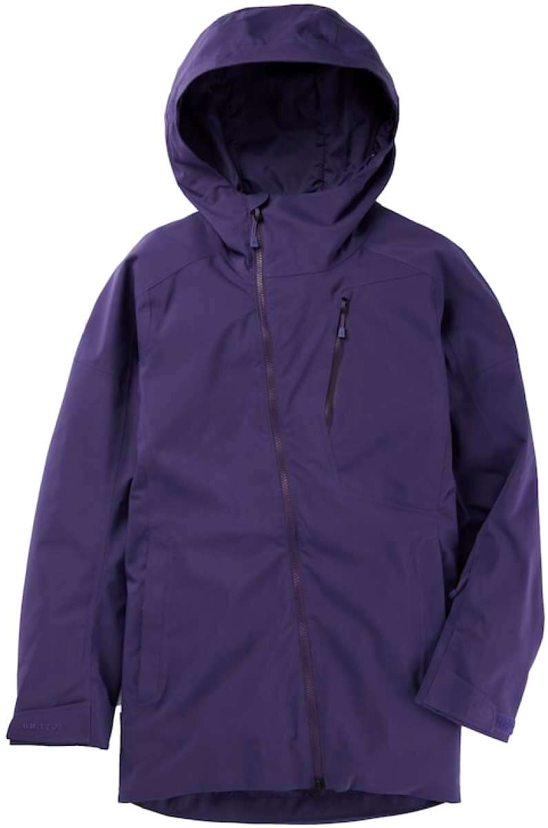 Burton Women's Pyne Shell Jacket 2023 - Waterproof & Breathable Ski Jacket for Snowboarding & Winter Outdoor Activities