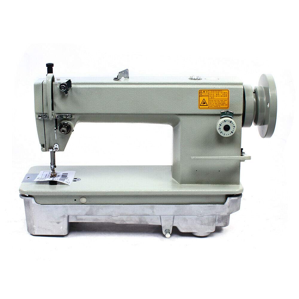 DNYSYSJ Heavy Duty Industrial Sewing Machine for Leather, Quilting & Fabrics - Automatic Lockstitch Commercial Sewing Machine (Model SM-6-9) for Clothing, Upholstery & DIY Crafts