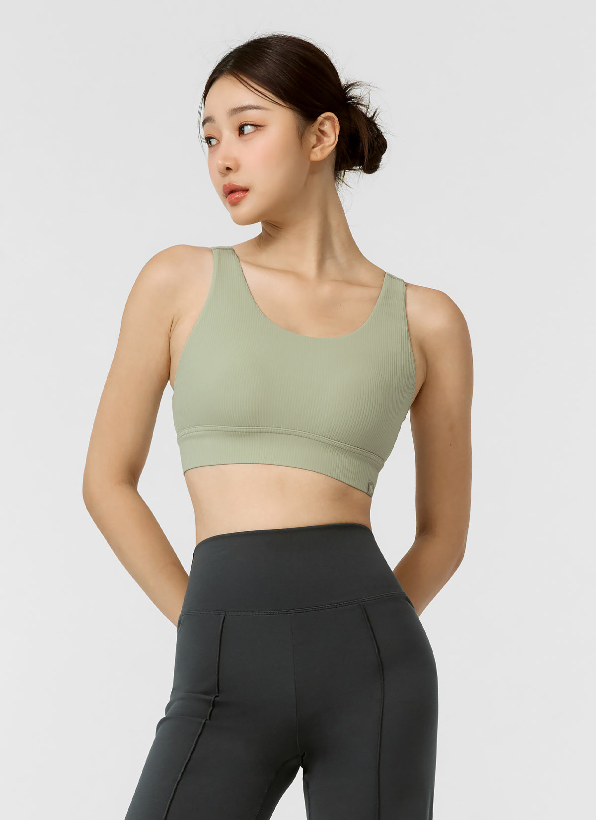 Comfortable Tension Ribbed Bra Tops for Women - Seamless Support & Breathable Fabric - Perfect for Yoga, Workouts & Everyday Wear