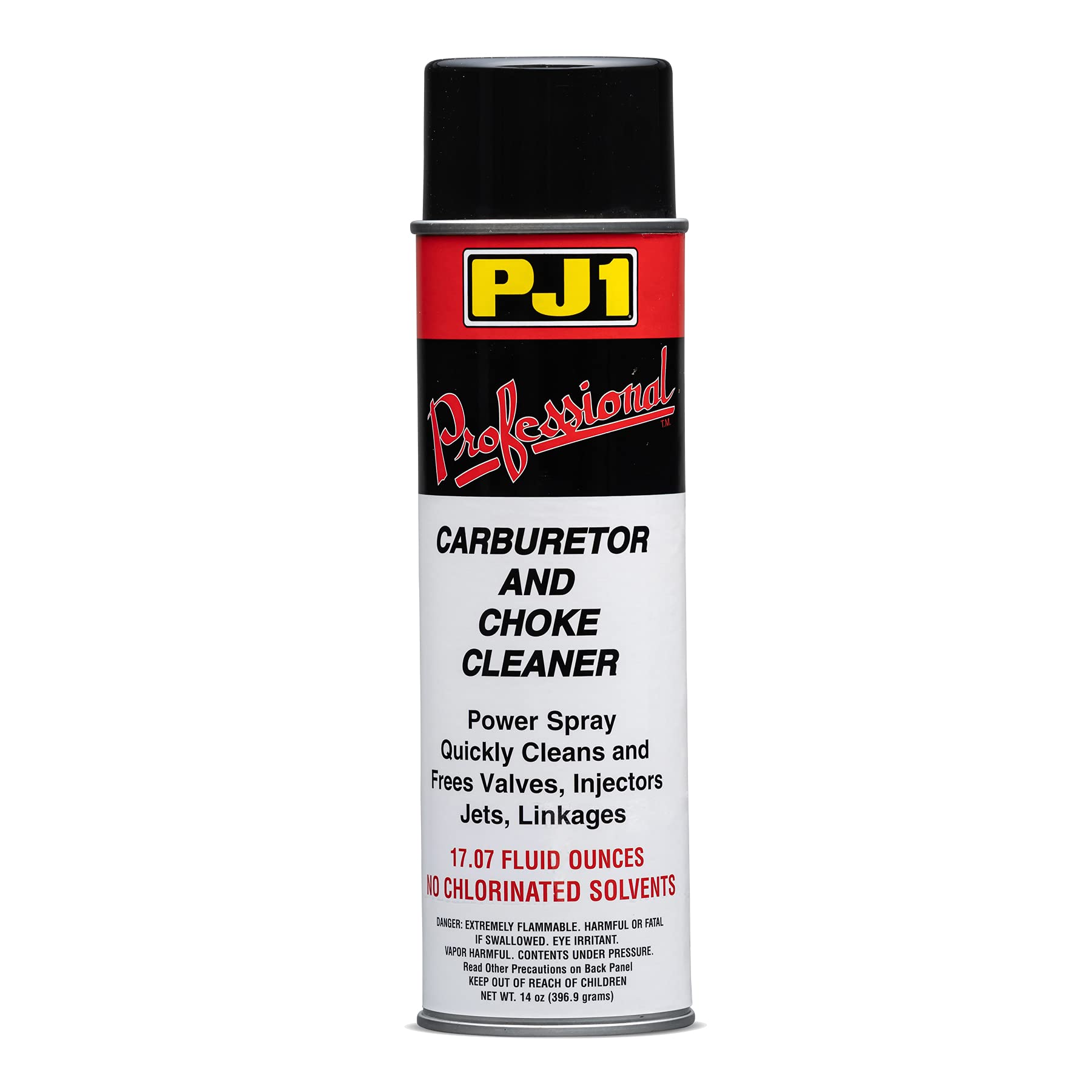 PJ1 40-1 Pro Carb and Choke Cleaner - 14 oz Fast-Acting Engine Cleaner for Motorcycles, ATVs, and Small Engines - Removes Deposits & Improves Performance