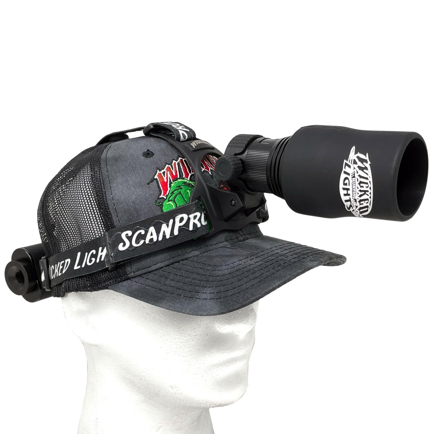 Wicked Lights ScanPro iC GEN4 3-in-1 LED Headlamp Kit (Green/Red/White) for Night Hunting Coyote, Predator, Varmint & Hogs - Perfect for Tracking, Field Dressing & Low-Light Hunting Scenarios