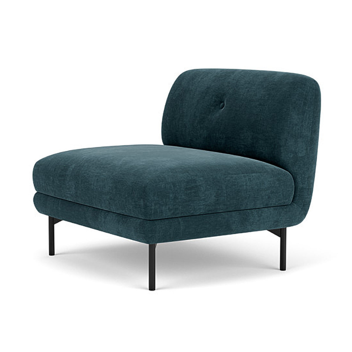 Alfred Fabric Modular Sectional Sofa (Armless) - Modern Living Room Furniture for Small Spaces & Apartments