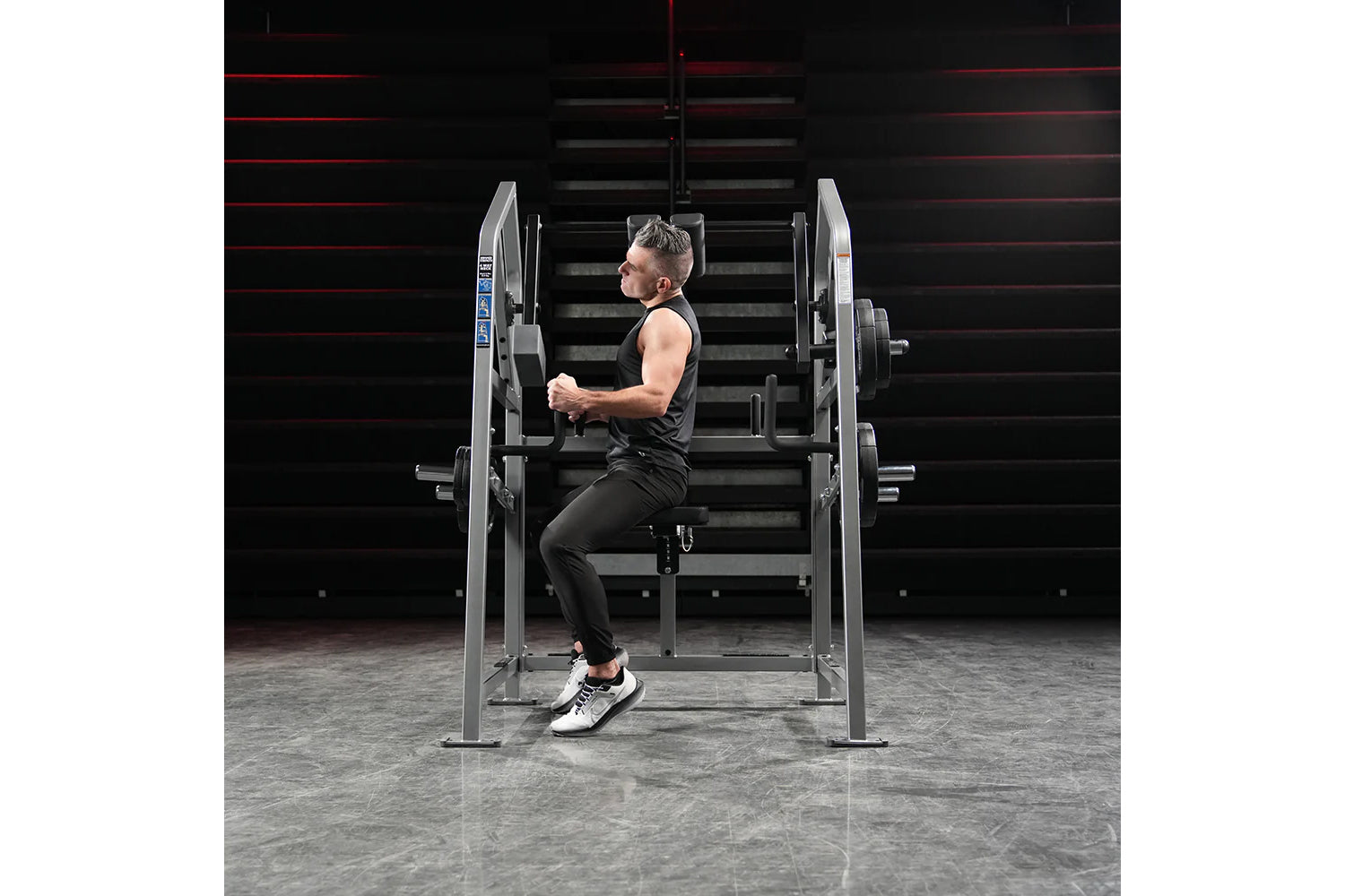 Hammer Strength Plate Loaded 4-Way Neck Machine - Gym Equipment for Neck Training & Muscle Building | Perfect for Home & Commercial Gyms