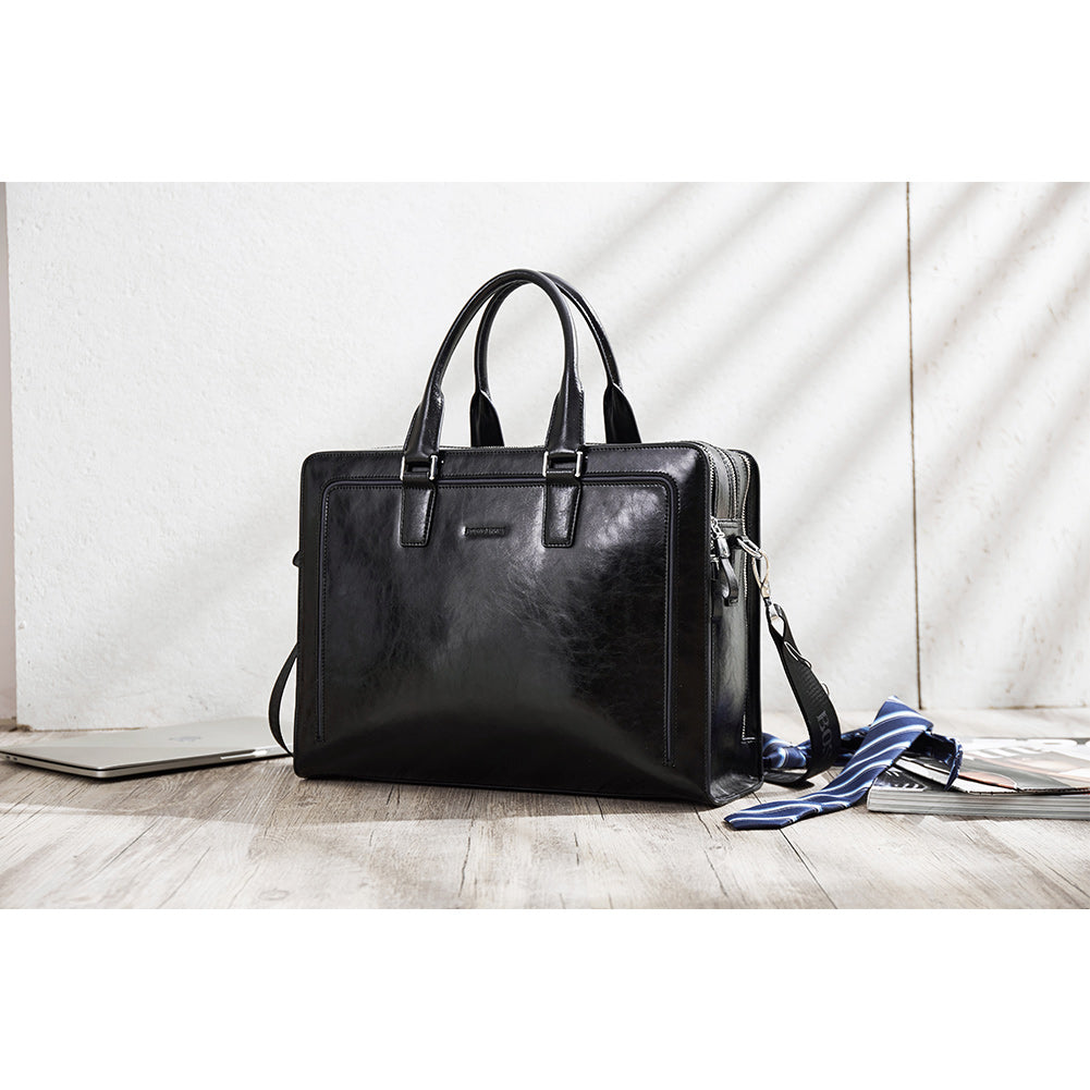 Carol Designer Briefcase for Women - Premium Italian Leather Business Bag - Perfect for Office, Work, and Professional Meetings