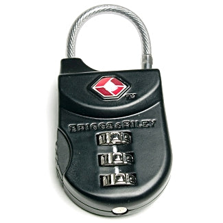 Briggs & Riley TSA Approved Cable Lock for Luggage - Secure Travel Locks for Suitcases, Backpacks & Bags - Ideal for Airports, Hotels & Business Trips