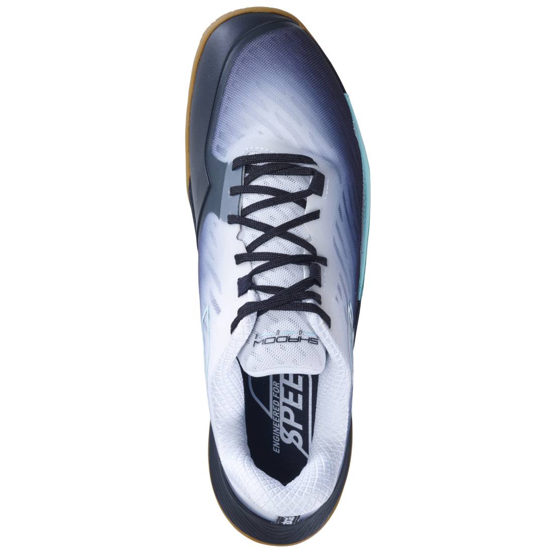 Babolat Shadow Tour Men's Indoor Court Shoes - Black/White | Tennis & Badminton Shoes for Indoor Courts | Lightweight & Durable Performance Footwear
