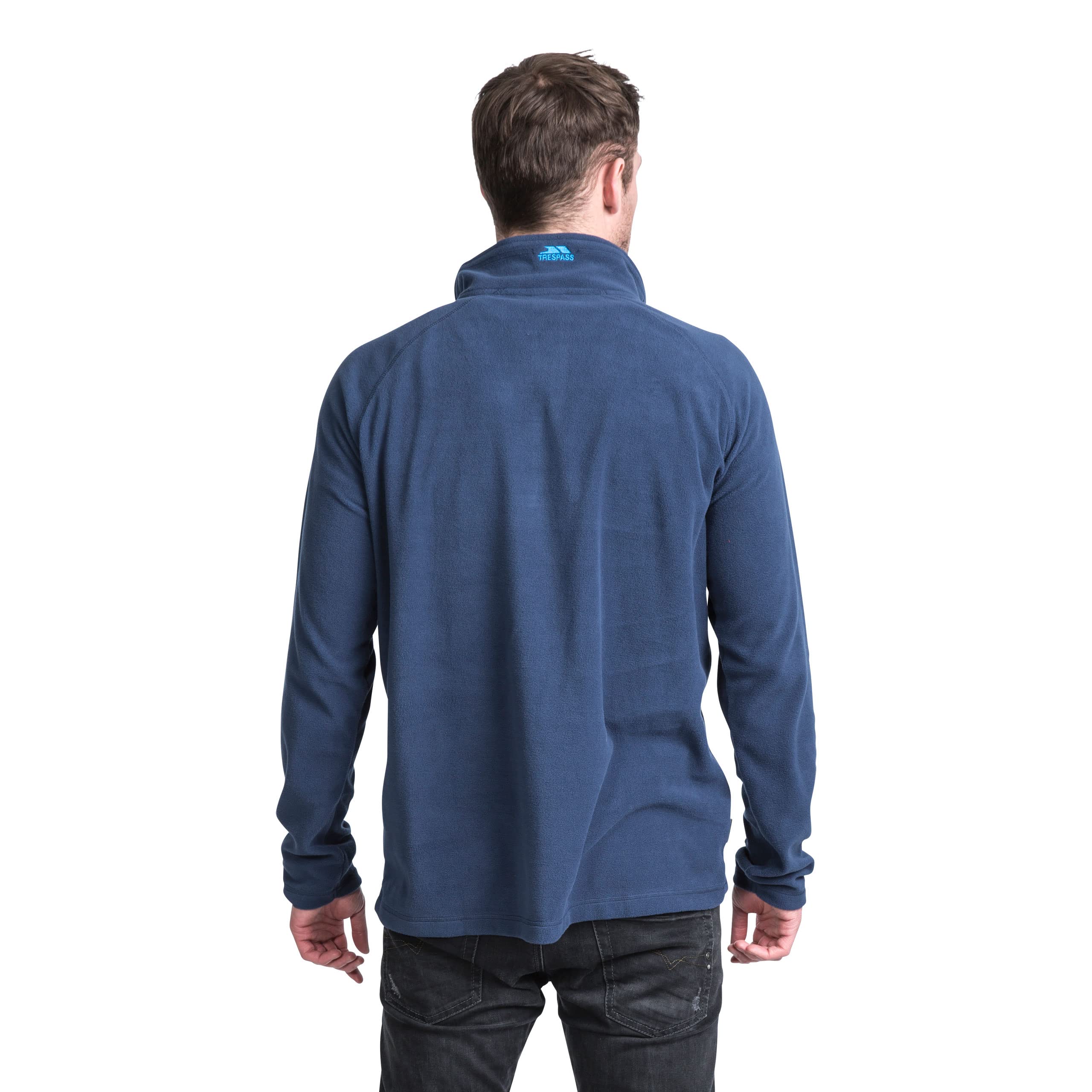 Trespass Men's Blackford Microfleece Jacket - Lightweight Warm Winter Coat for Hiking, Camping & Outdoor Activities