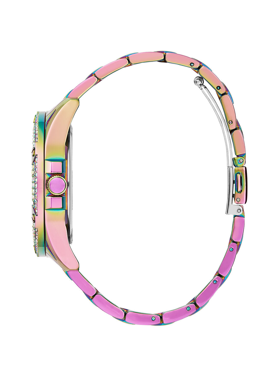 Elegant Iridescent Crystal Queen Watch for Women - Luxury Fashion Accessory for Parties, Weddings & Special Occasions