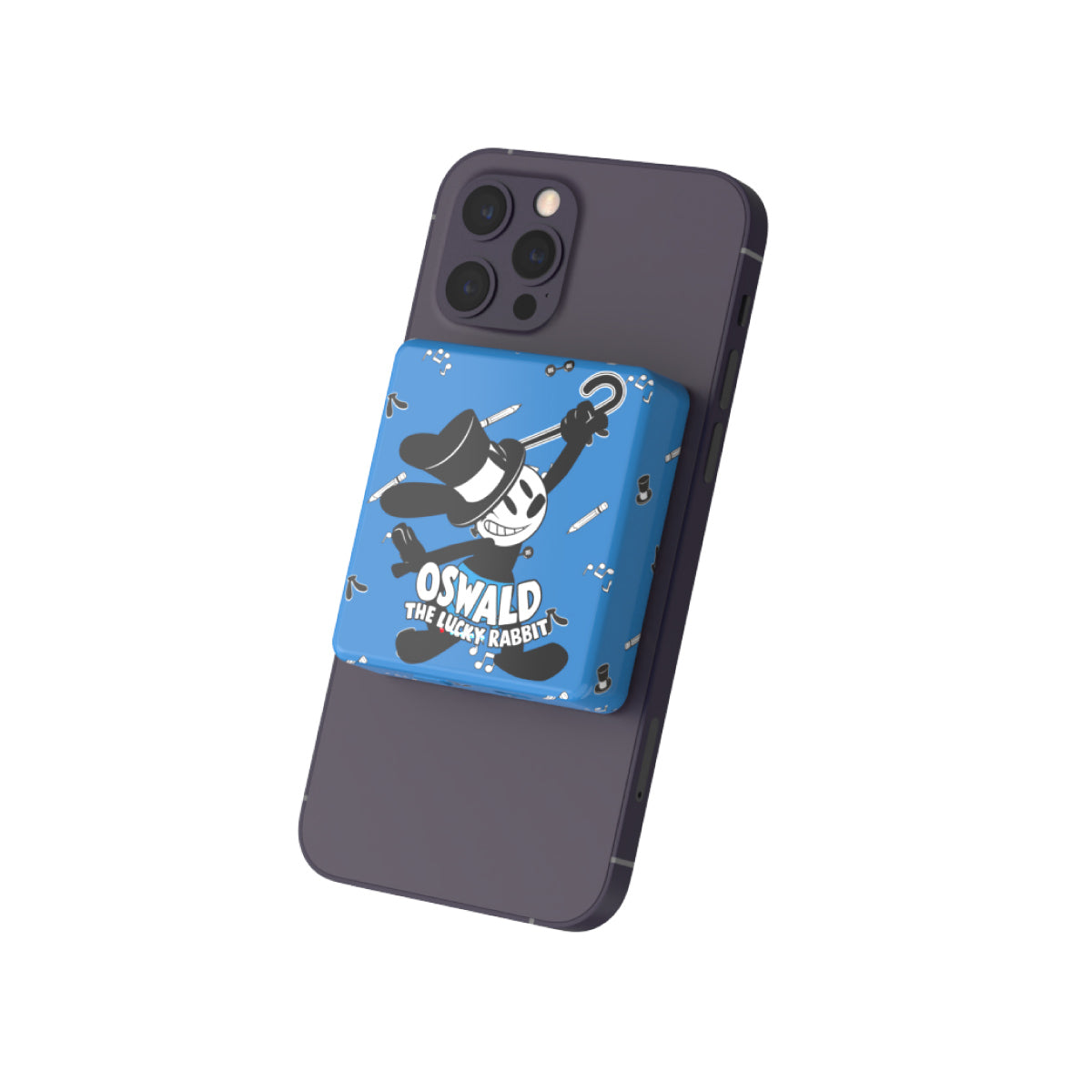 Disney Limited Edition Oswald Magnetic Wireless Power Bank - Portable Charger for iPhone, Android, Samsung | Perfect for Travel, Work, and Outdoor Adventures