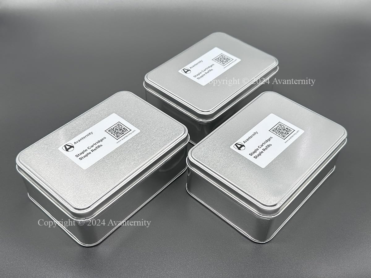 Avanternity's Compatible Staple Refills for Kyocera SH-12 Staple Holder - 3 Box Pack (1000 Staples) - Perfect for Office, School & Home Paper Stapling Needs