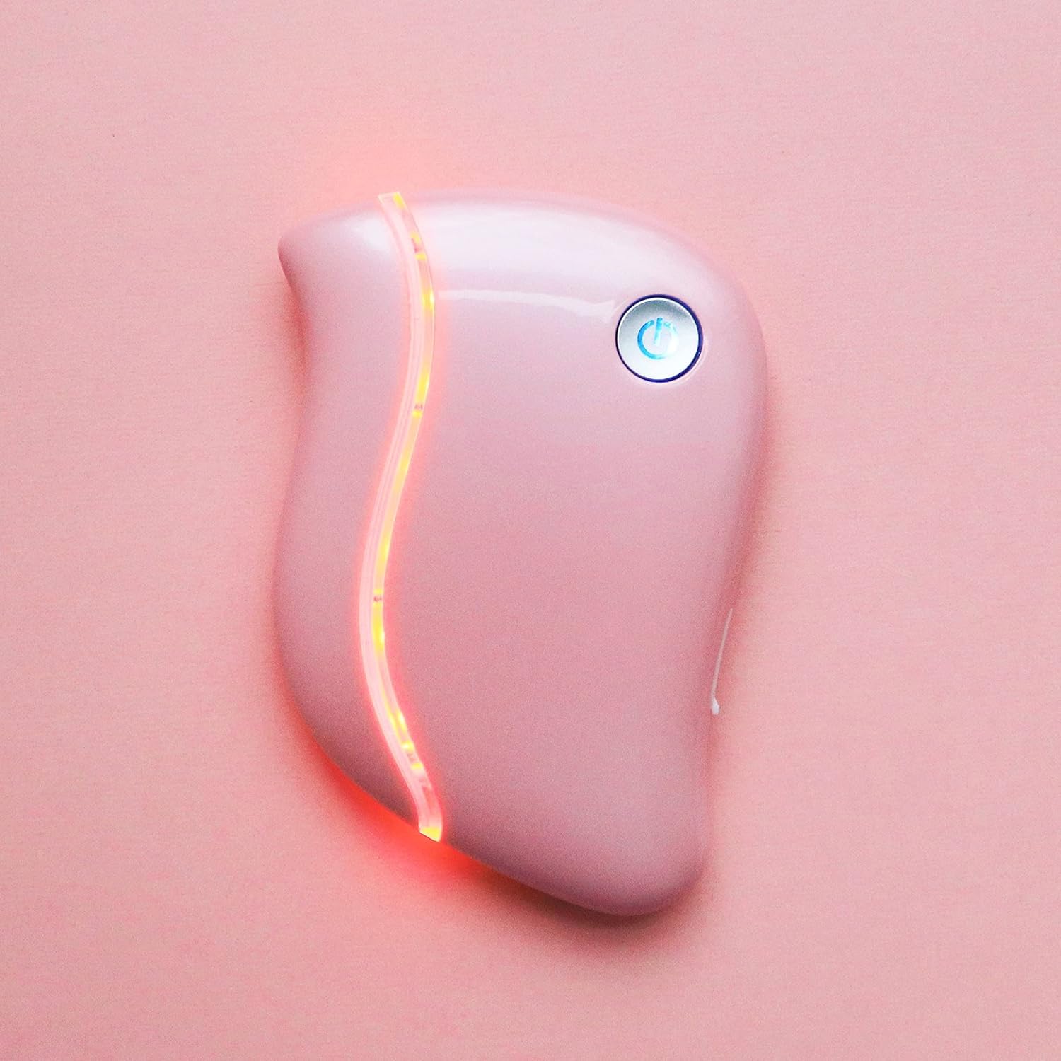 Triple Threat LED Gua Sha Tool - Natural & Non-Toxic Skincare with LED Light, Heat & Sonic Vibration | Enhance Facial Care for Glowing Skin | Perfect for Home Spa, Anti-Aging & Relaxation