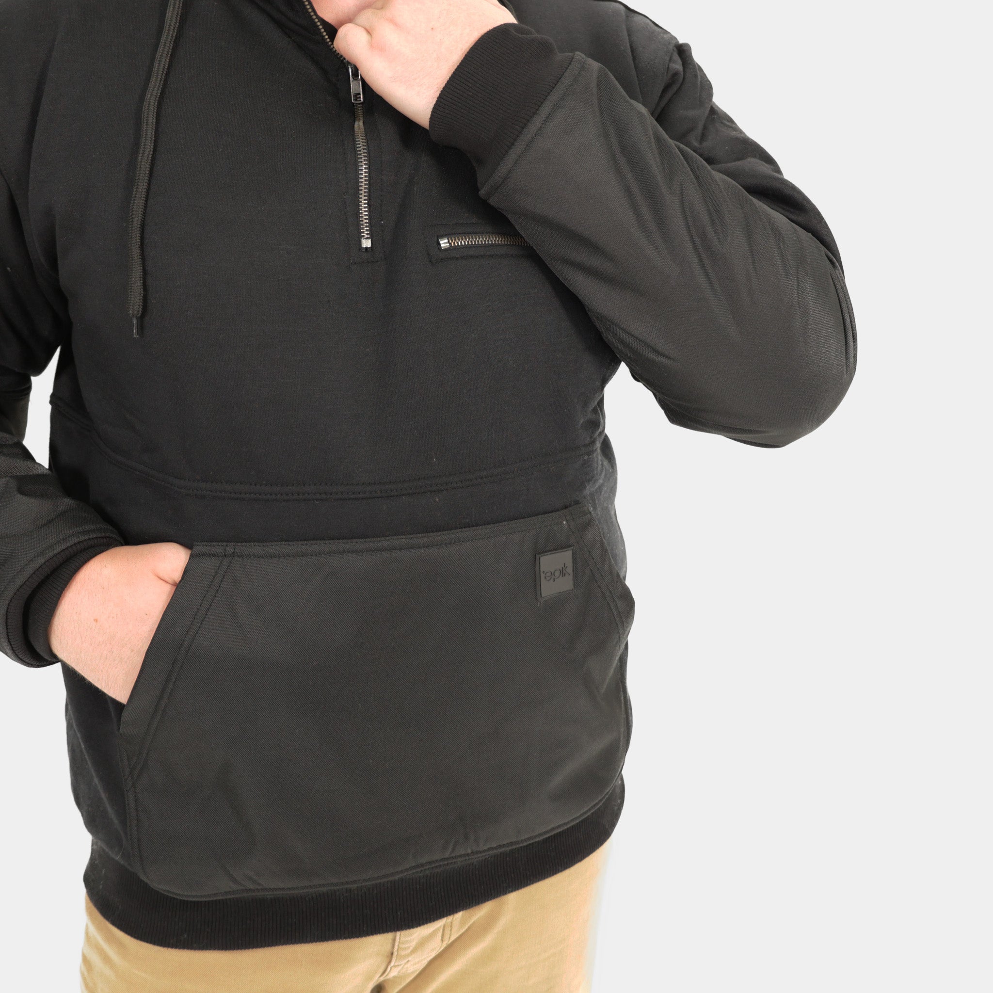 Peak Pro Quarter Zip Hoodie for Men & Women - Lightweight Fleece Pullover with Zipper - Perfect for Hiking, Running & Outdoor Activities