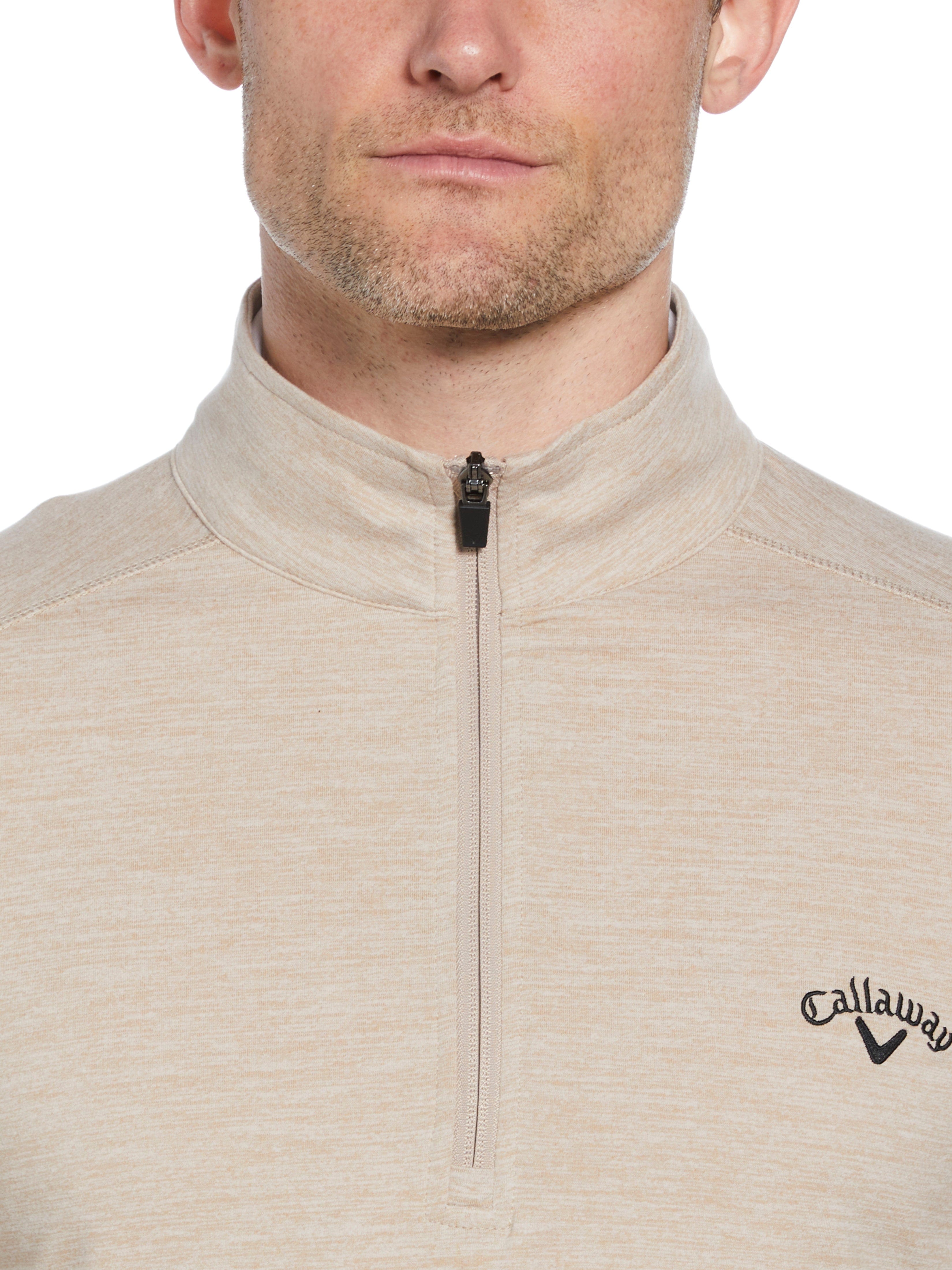 Men's Lightweight 1/4 Zip Golf Pullover - Breathable Performance Shirt for Golfing, Running & Outdoor Activities