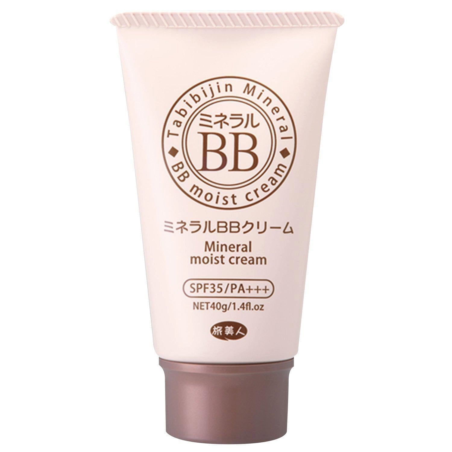Azuma Tabibijin Mineral BB Cream SPF35 - 40g Moisturizing, Natural Coverage, Oil-Free - Perfect for Daily Wear & Sun Protection