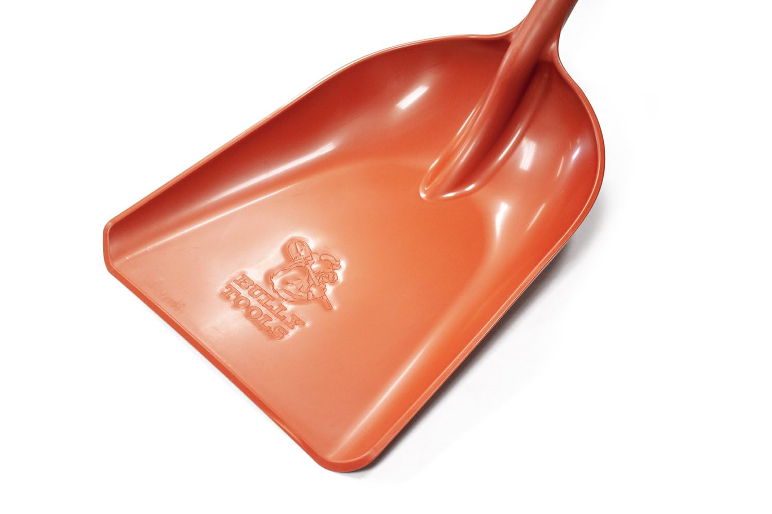 Bully Tools 42-Inch Heavy-Duty Poly Snow Shovel for Efficient Snow Removal, Mulch Cleaning, and Yard Maintenance - Rust-Resistant Design for All-Season Use