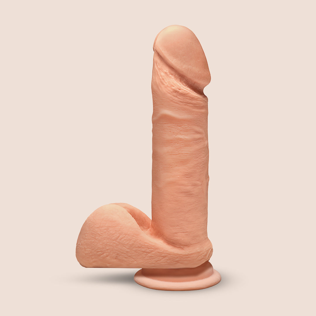 Ultra-Realistic Dual Density Dildo 7 Inch with Balls - The D™ Perfect D ULTRASKYN for Couples Play & Solo Pleasure | Lifelike Feel & Comfortable Use
