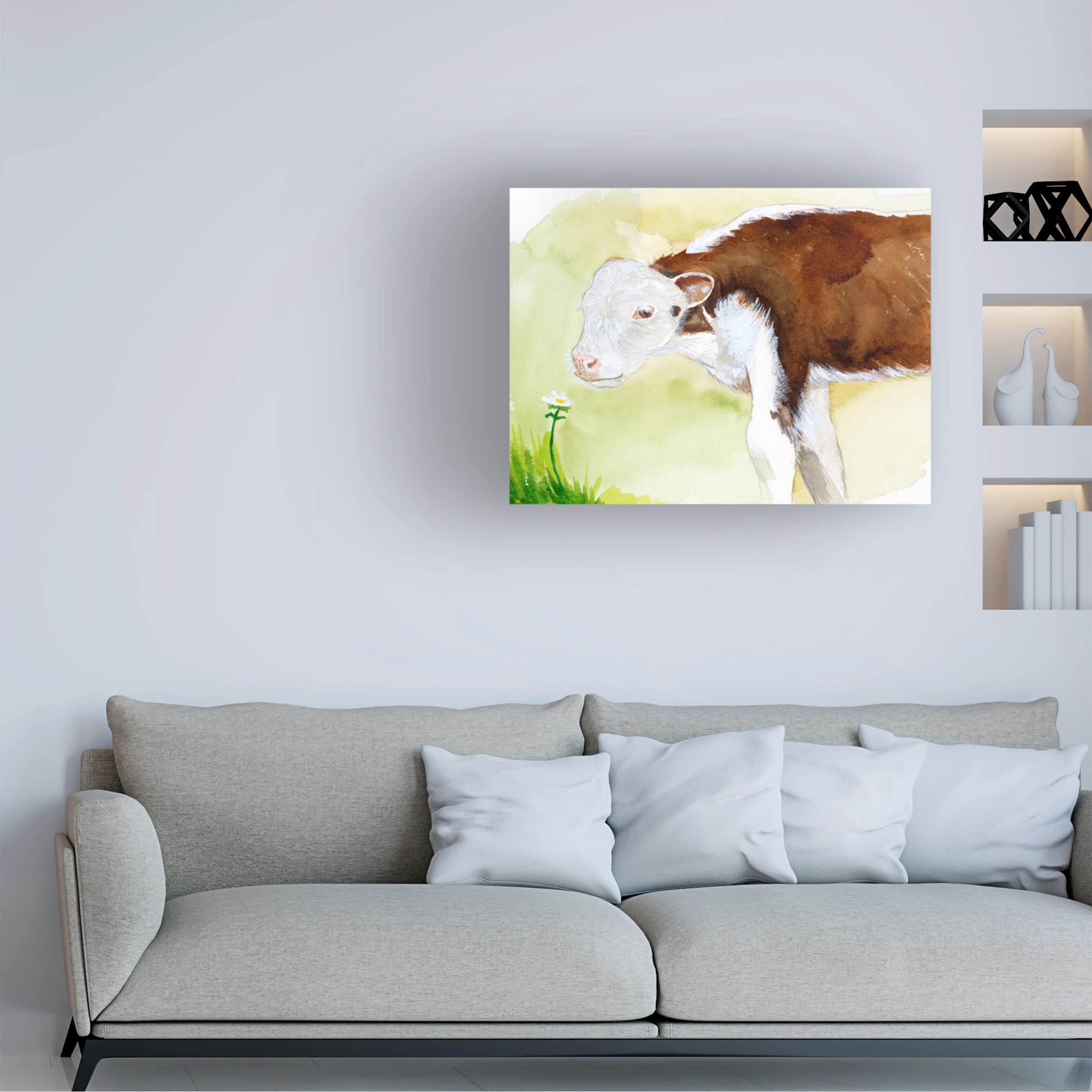 Trademark Fine Art 'Baby Spring Animals VII' Canvas Wall Art by Alicia Ludwig - Perfect for Nursery, Kids Room & Spring Home Decor