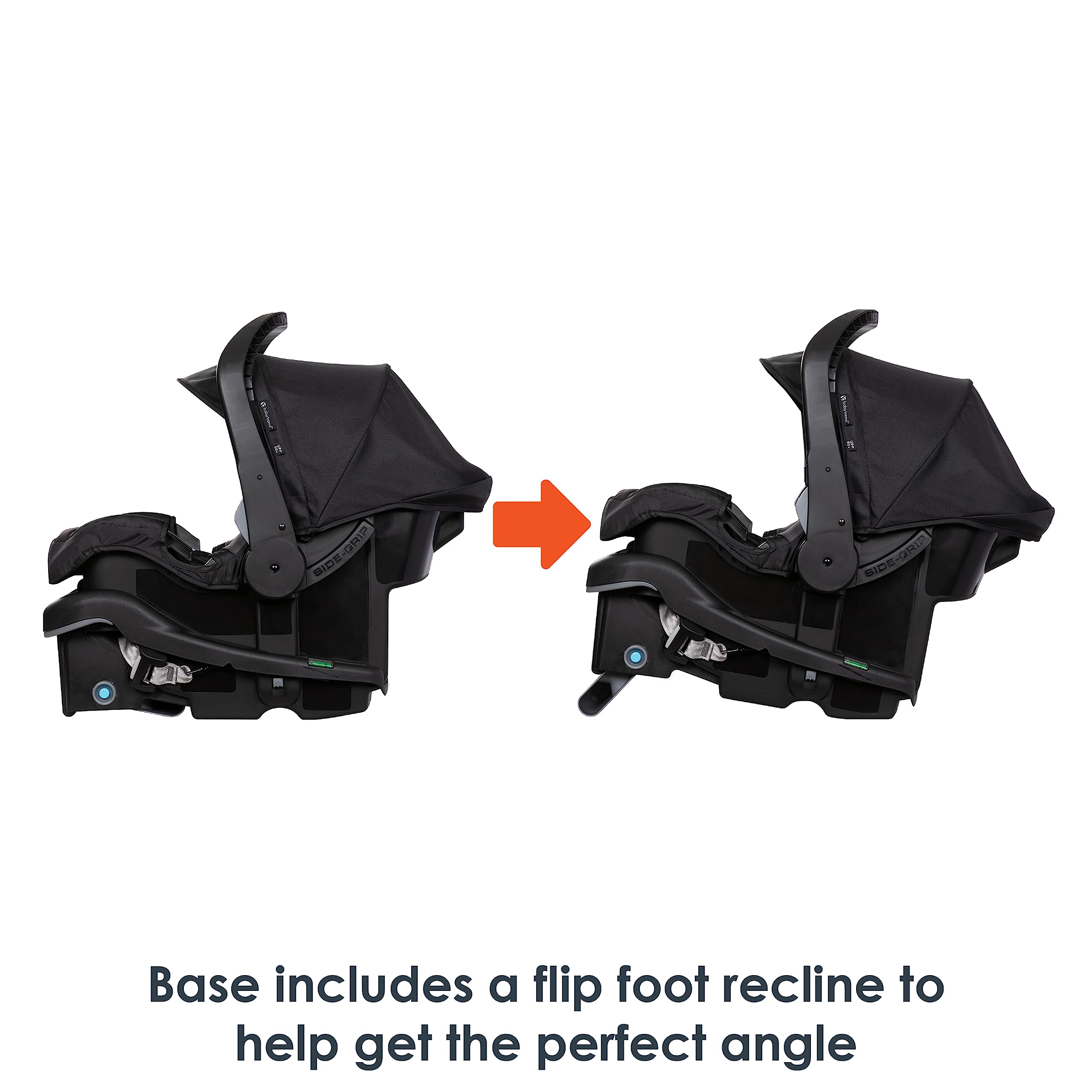 Baby Trend Passport DLX Travel System Stroller with EZ-Lift Plus Infant Car Seat - Uptown Black | Lightweight Compact Stroller for Newborns & Toddlers | Perfect for Air Travel, Shopping & Daily Walks