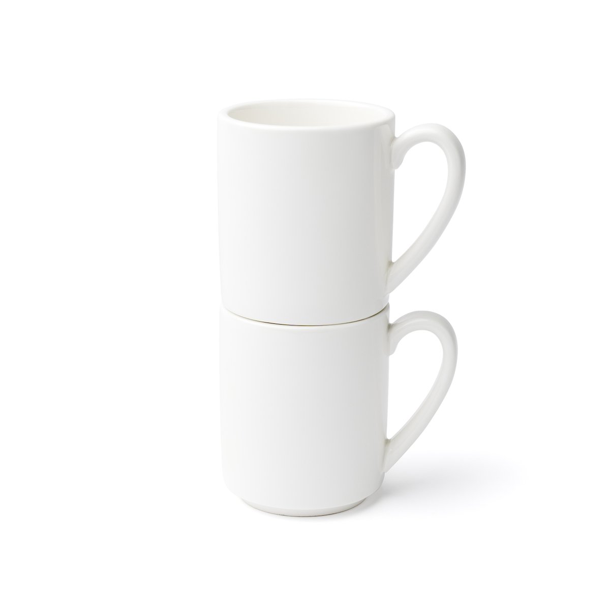 Premium Porcelain Coffee Mug - 300ml (10.1oz) White Ceramic Tea Cup with Handle - Perfect for Home, Office & Gift Giving