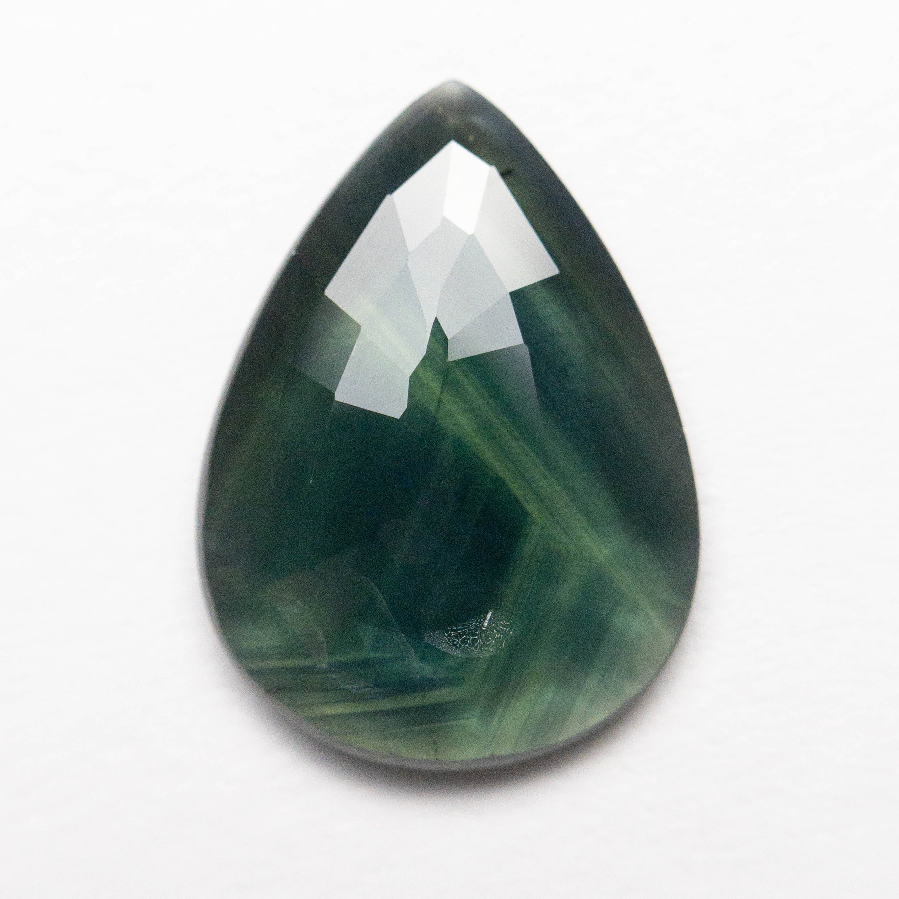 2.39ct Natural Pear-Cut Blue Sapphire Gemstone - 12.50x9.14x2.34mm Double Cut Loose Stone for Jewelry Making (23433-17) | Engagement Rings, Pendants & Fine Jewelry Designs