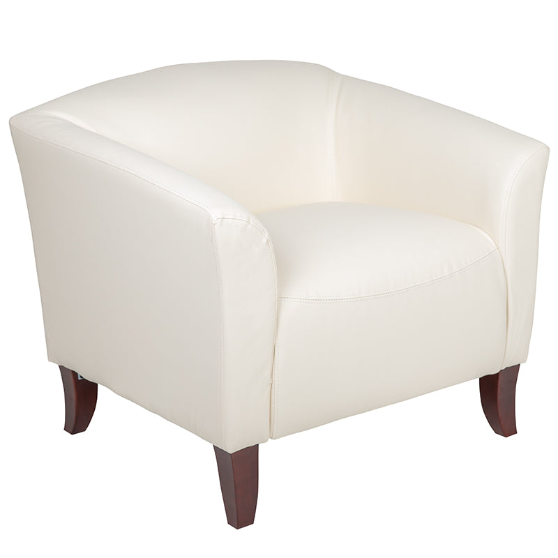 Premium Imperial Series Leather Lounge Chair - Modern Waiting Room Furniture for Offices, Hotels & Luxury Spaces