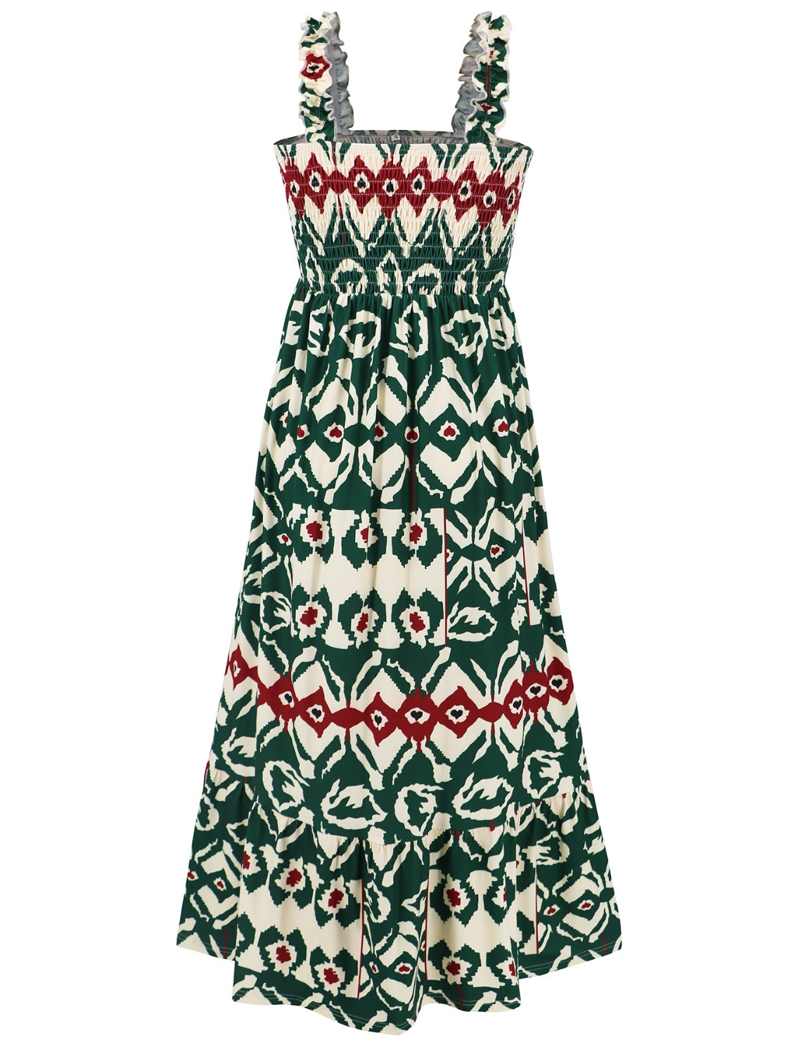 Elegant Summer Maxi Dress for Women - Flowy Beach Dress with Pockets, Boho Chic Sundress - Perfect for Vacations, Beach Outings & Casual Wear