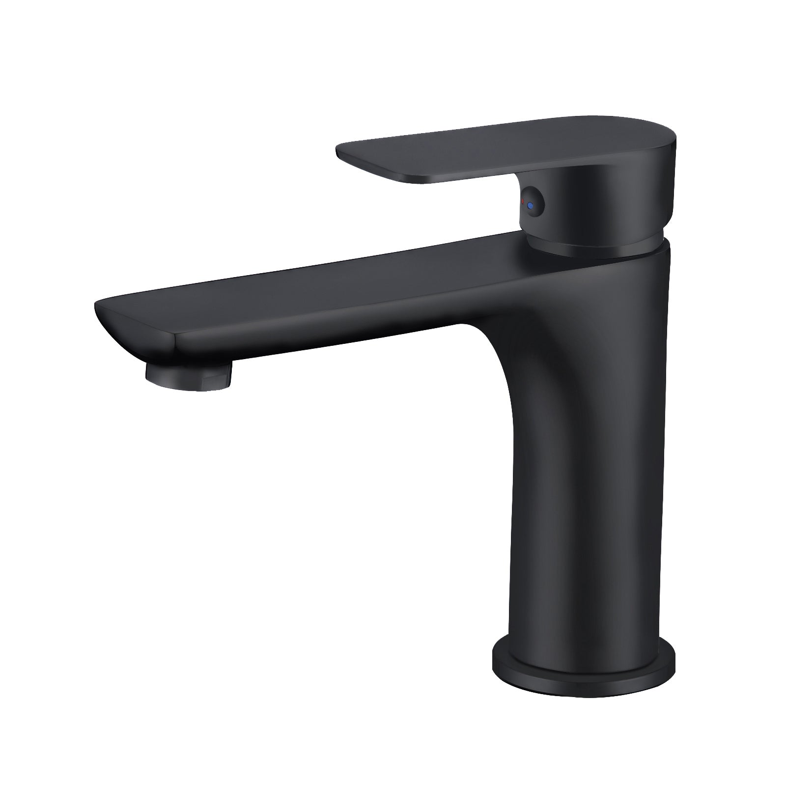 DAX 8108A Single Handle Bathroom Faucet - Modern Waterfall Spout Design for Sink Vanity - Perfect for Bathroom, Powder Room & Guest Bath Installation