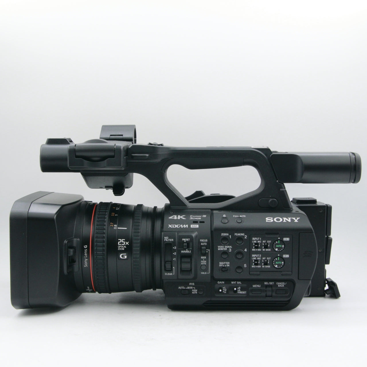 Open Box Excellent Condition Sony PXW-Z190 4K Camcorder with 3 CMOS 1/3