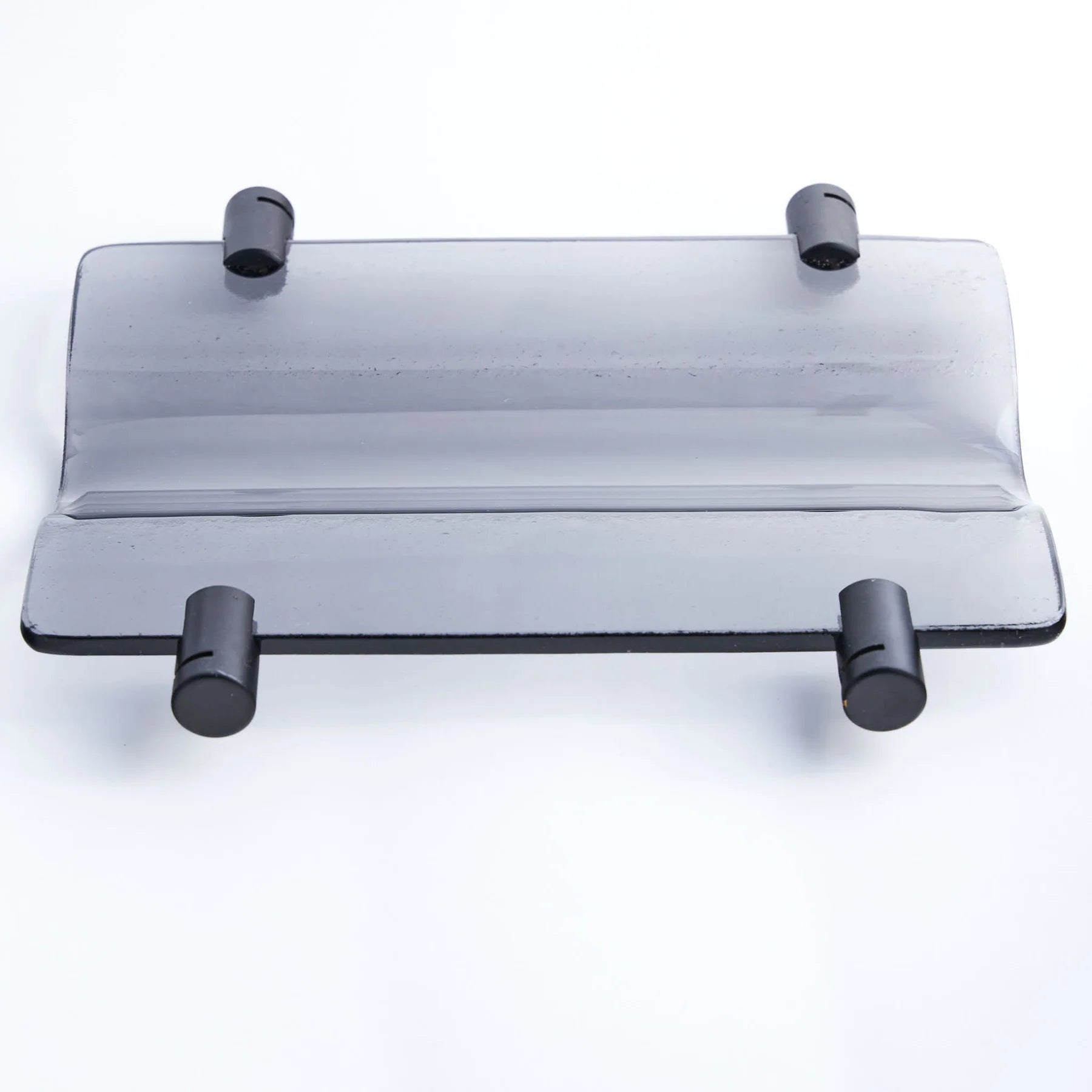 Float Light with Clear Glass and Satin Chrome Hardware
